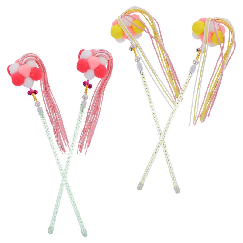 4pcs Interactive Cat Teaser Interesting Cat Funny Cats Plaything Fuzzy - Image 5