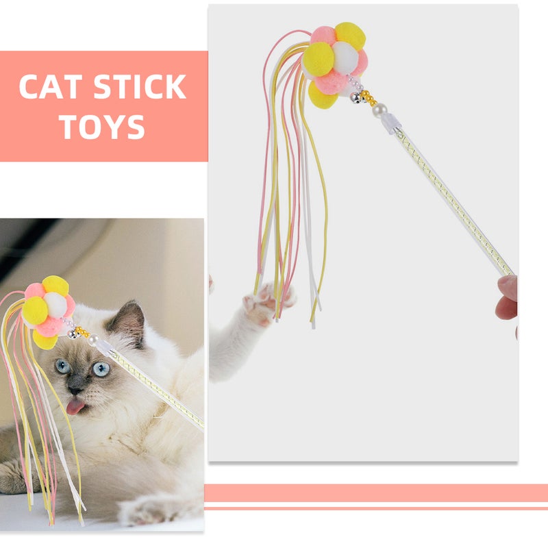 4pcs Interactive Cat Teaser Interesting Cat Funny Cats Plaything Fuzzy - Image 2