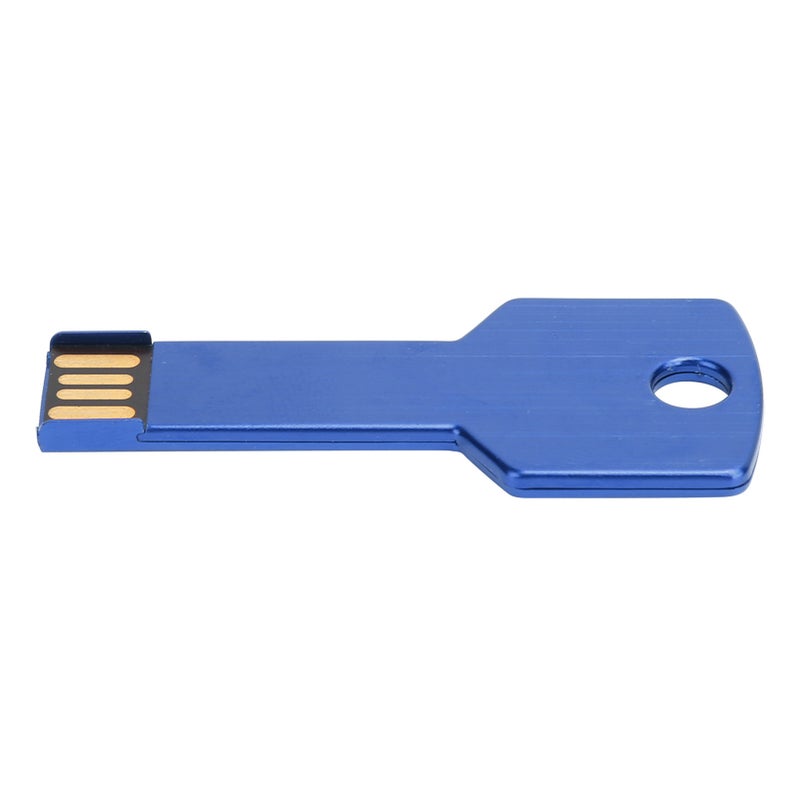 محرك ذاكرة USB أزرق على شكل مفتاح، محرك ذاكرة USB قابل للربط والتشغيل، لاستخدامها في الكمبيوتر والسيارة - سعة 64 جيجا بايت - Image 5