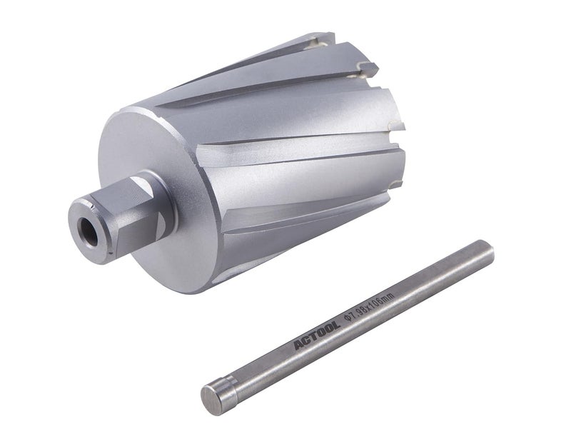 ACTOOL 2-3/16'' Diameter x 2'' Depth of Cut Carbide Tipped TCT ANNULAR Cutter with 3/4'' Weldon Shank - Image 4