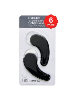 masque Bar Luminizing Charcoal Face Mask Kit (3 Peel Off Masks 1 Eye Mask 1 Charcoal Gel Mask) Blackhead Remover Absorbs Impurities Excess Oil Detoxifies Exfoliates Refines Appearance Of Pores  - Image 3