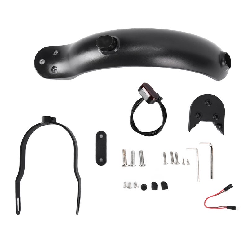 Rear Mudguard Scooter Fender Bracket Support with Rear Brake Light Scooter Replacement Accessory for Xiaomi M365 - Image 1