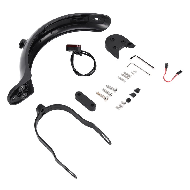 Rear Mudguard Scooter Fender Bracket Support with Rear Brake Light Scooter Replacement Accessory for Xiaomi M365 - Image 4