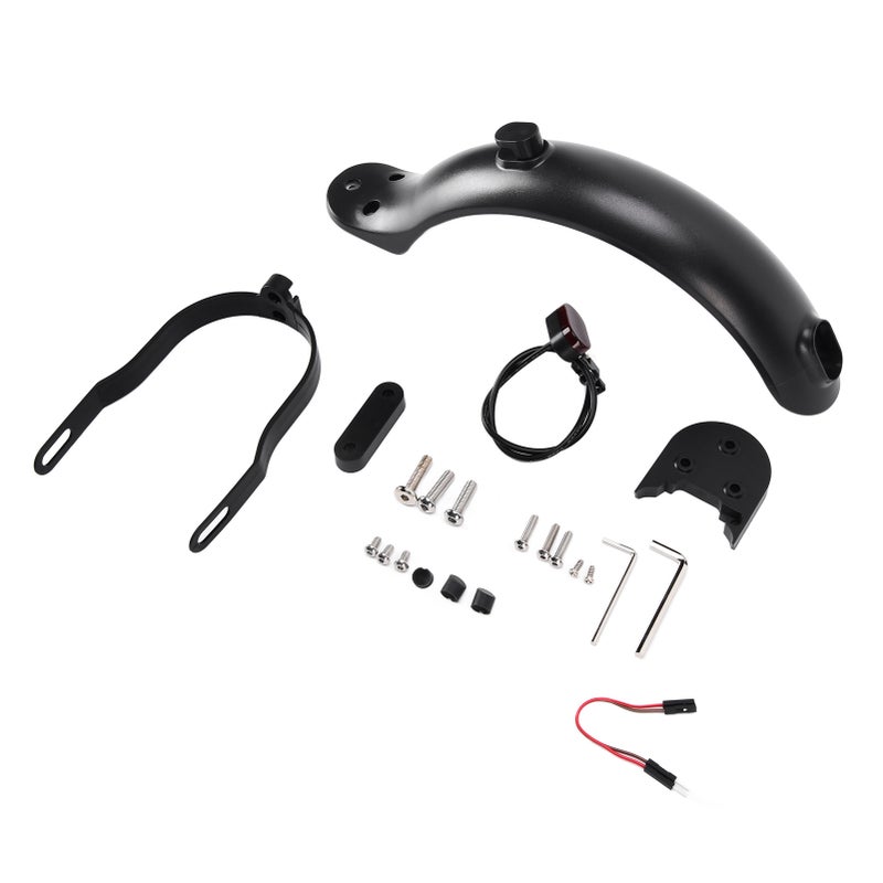 Rear Mudguard Scooter Fender Bracket Support with Rear Brake Light Scooter Replacement Accessory for Xiaomi M365 - Image 3