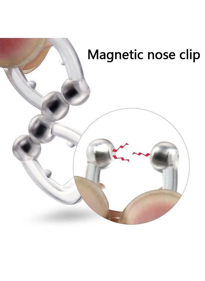 Generic - Anti Snoring Silicone Magnetic Nose Clips 4-Pack, Help Breathe Right and Stop Snoring Devices, Safe and Easy to Clean,That Work for Men & Women Snoring Solution Aid for Quiet Nights - Image 1