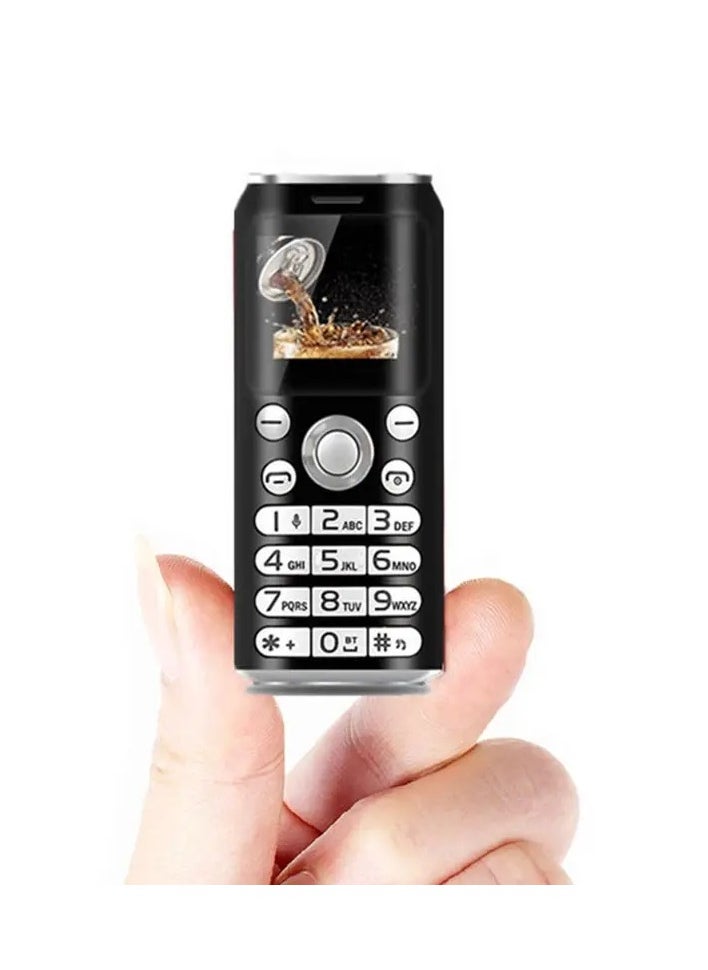 Hope - Mini Mobile Phone – Pocket-Size Dual SIM Cell Phone with 1.0'' Display, Cute & Compact Design, Portable Dialer for Travel & Backup Use -Black - Image 1