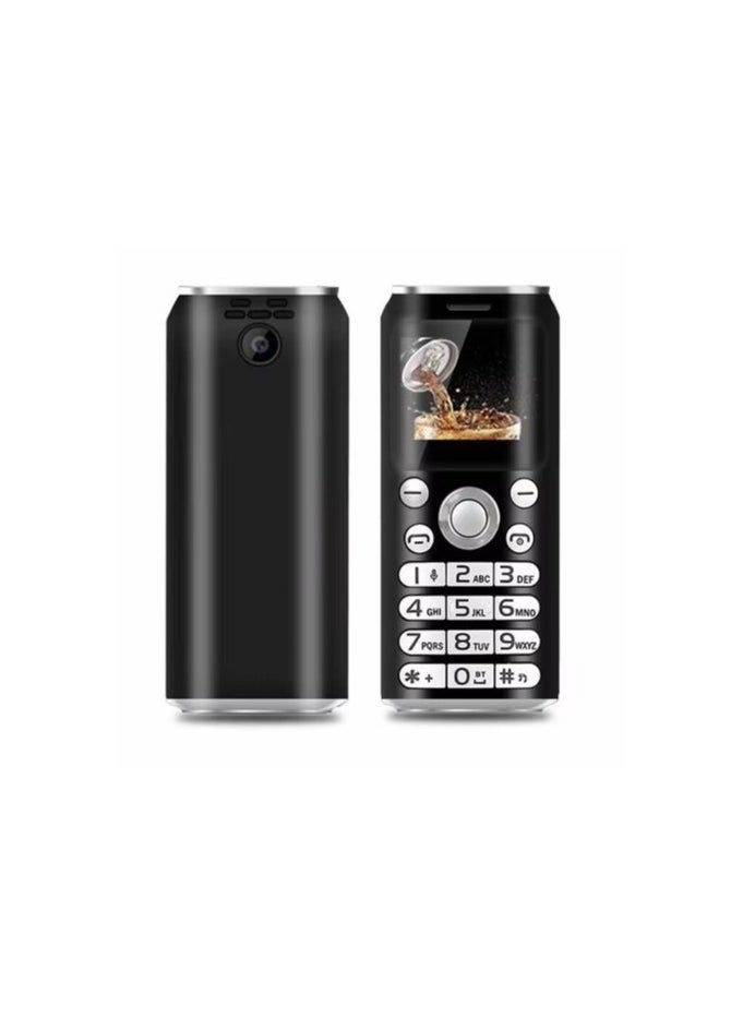 Hope - Mini Mobile Phone – Pocket-Size Dual SIM Cell Phone with 1.0'' Display, Cute & Compact Design, Portable Dialer for Travel & Backup Use -Black - Image 1