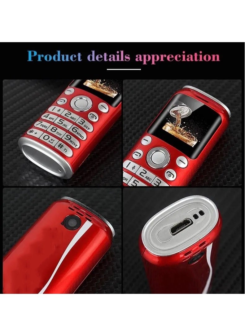 Hope - Mini Mobile Phone – Pocket-Size Dual SIM Cell Phone with 1.0'' Display, Cute & Compact Design, Portable Dialer for Travel & Backup Use -Black - Image 1