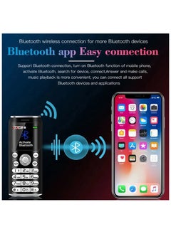 Hope Mini Mobile Phone – Pocket-Size Dual SIM Cell Phone with 1.0'' Display, Cute & Compact Design, Portable Dialer for Travel & Backup Use -Black  - Image 4