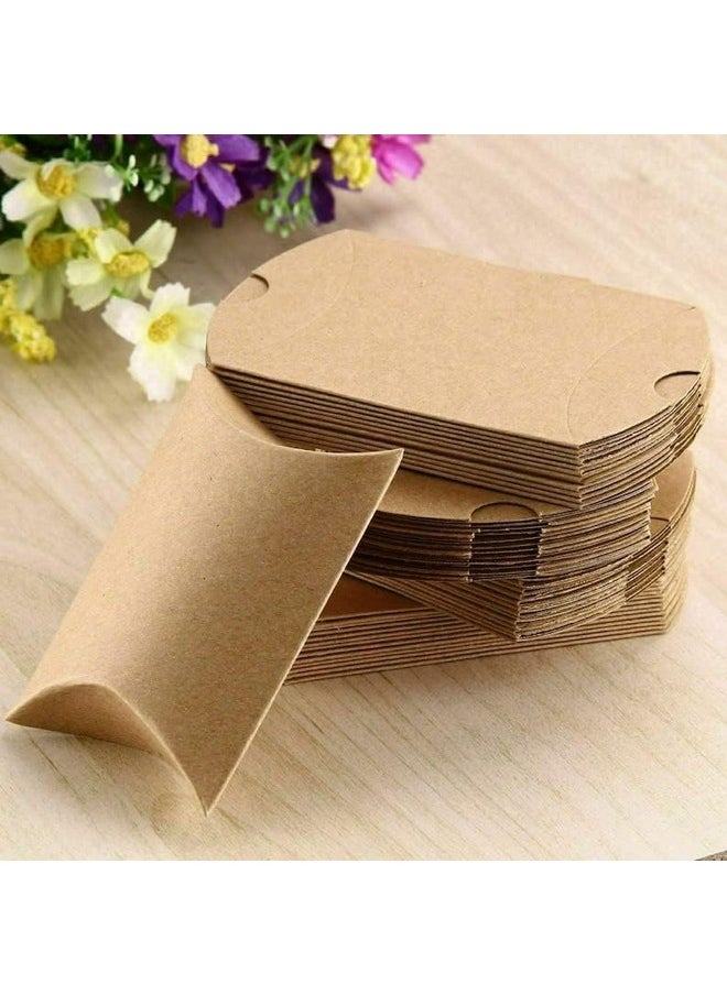 Satyam Kraft SATYAM KRAFT 100 Pcs small mini Decorative Folding Paper Gift Boxes For Gifting, Chocolates, Dryfruits Items - Fancy Decorative packaging In Christmas, wedding, Gift box, Xmas Gift, Function, new year Gift Packing (BROWN) (COLOR 100)  - Image 5