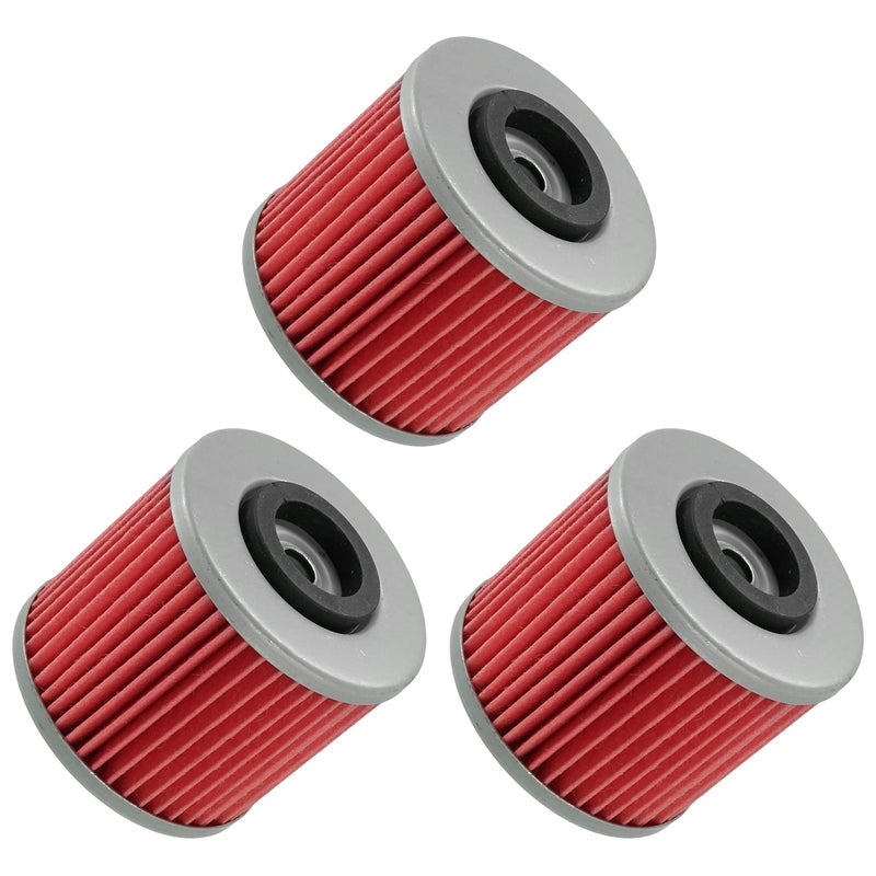 Caltric 3 Pack Oil Filter Compatible with Yamaha Raptor 700 Yfm700 Yfm700 Special Edition 20072018