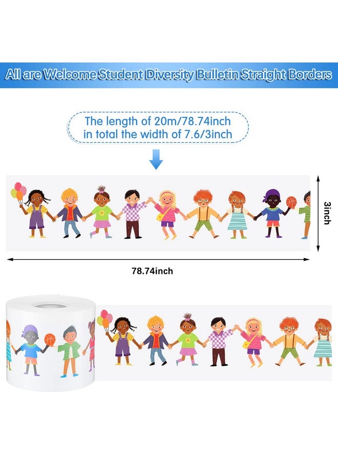 65.6 Feet Diversity Bulletin Boards Border Classroom Bulletin Border Trim Decorative Chalkboard Cutouts For Back To School Classroom Wall Decor - pzsku/ZD236A62E07612EE88CA3Z/45/_/1733731426/25b133f1-7fd4-431b-85dd-897bd9920025