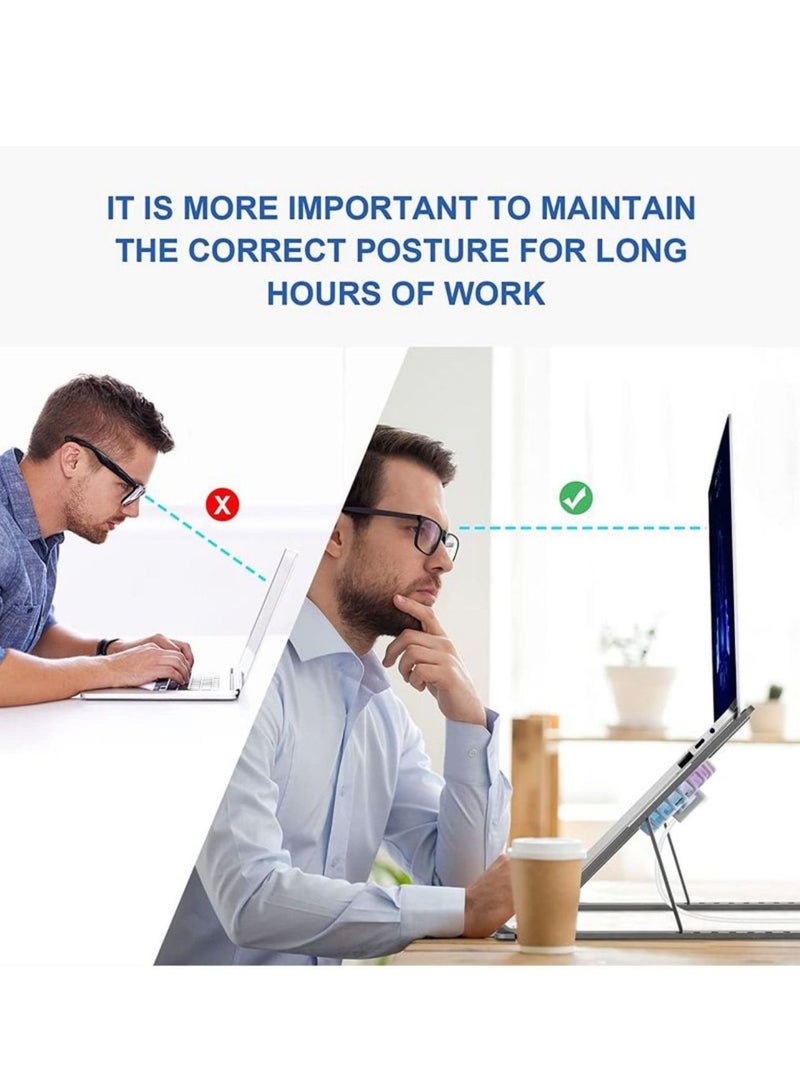 GENNEXT Laptop Cooling Pad Laptop Cooler Laptop External Fan Laptop Cooling Stand with Fan Computer Cooling Fan for Gaming Laptop MacBook Air Pro 9 17" Notebook Aluminum - Image 4