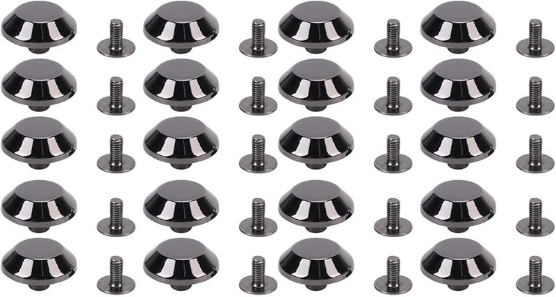20 Pcs 15mm Alloy Bucket Rivets Screw Back Studs For Leather Craft Clothing Punk - Image 1