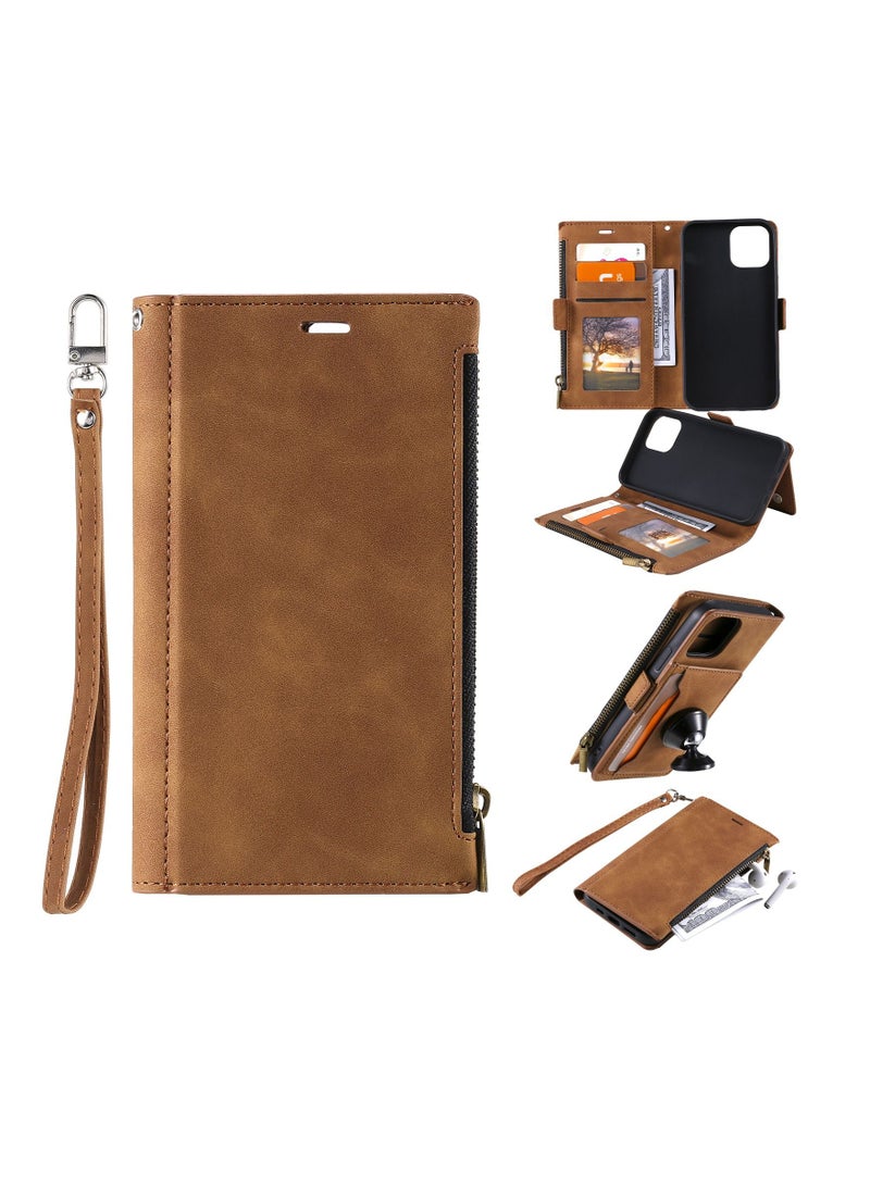 Loquat Suitable For iPhone Flip Type Fall Proof Mobile Phone Leather Case - Image 1