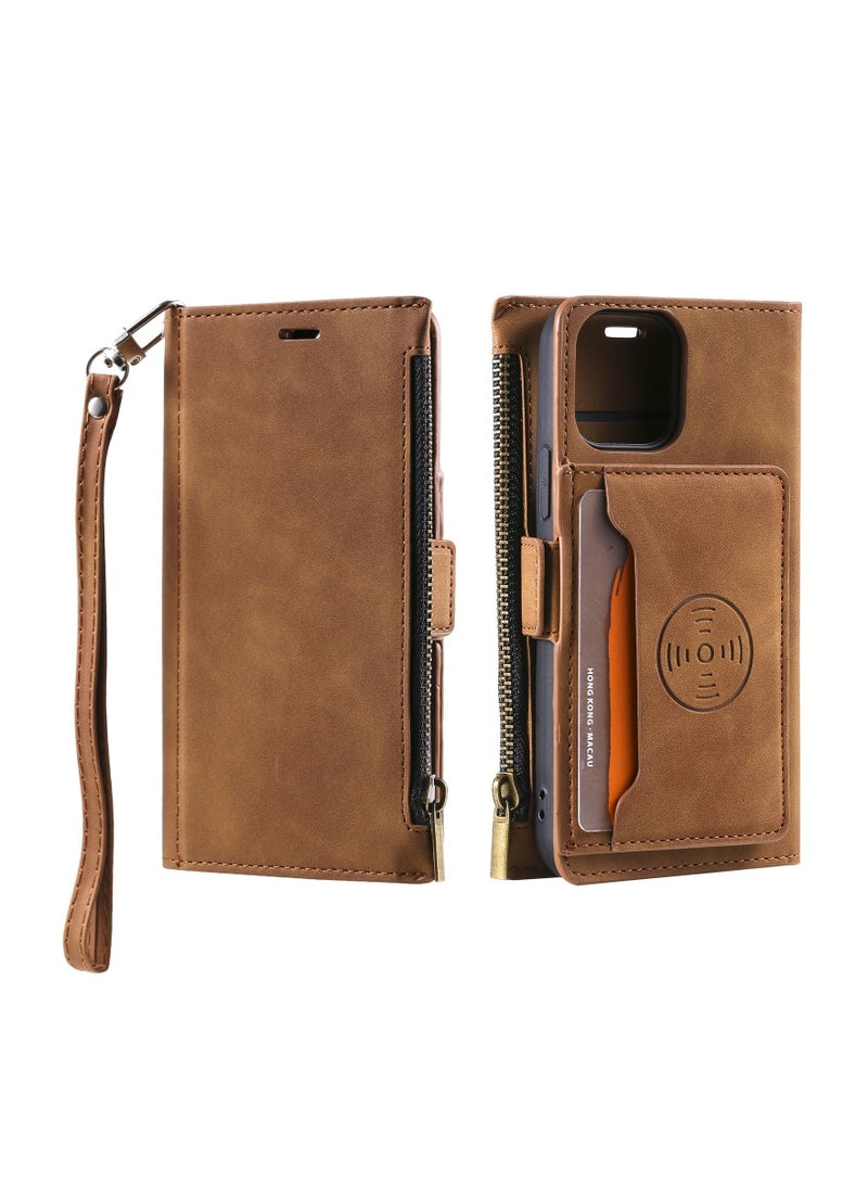 Loquat Suitable For iPhone Flip Type Fall Proof Mobile Phone Leather Case - Image 2