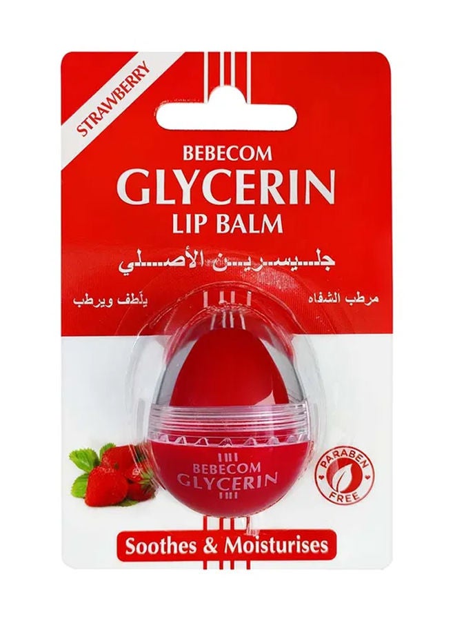 Bebecom Soothes & Moisturises Glycerin Lip Balm Strawberry 10g - Image 1