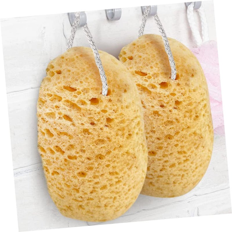 2Pcs Exfoliating Body Sponges for Shower Soft Bath Sponge for Gentle Cleansing for Home Use Friends and Family - Image 2