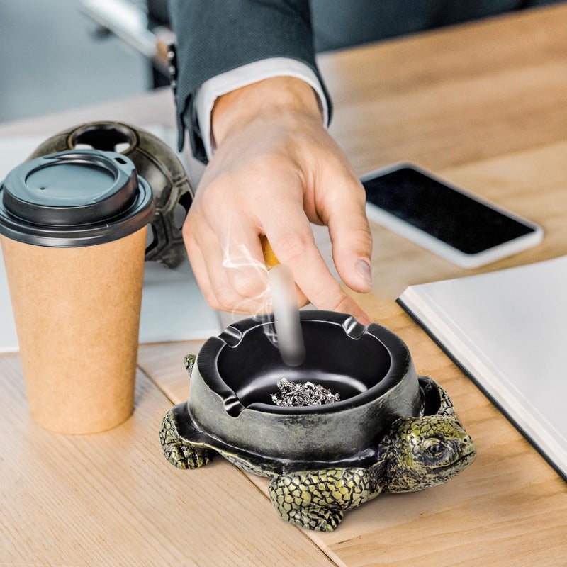 Cute Sea Turtle Ashtray For Cigarettes Home Outdoor Gift For Valentine New Year Easter - Image 1