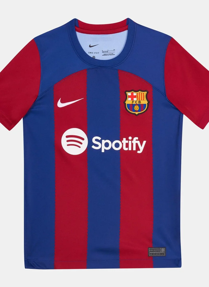Nike Kids' F.C. Barcelona Stadium Home Jersey - 2023/24 (Older Kids)