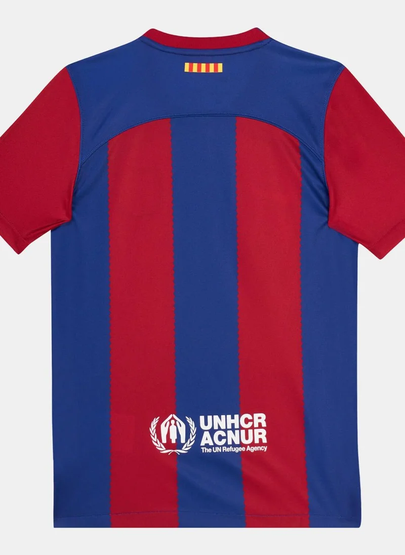 Nike Kids' F.C. Barcelona Stadium Home Jersey - 2023/24 (Older Kids)