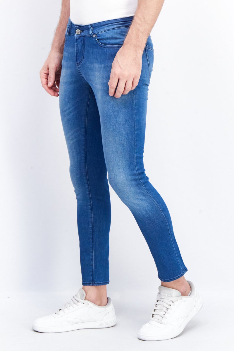 Seven 7 Men Regular Fit Wash Stretchable Denim Jeans, Tramp - Image 3