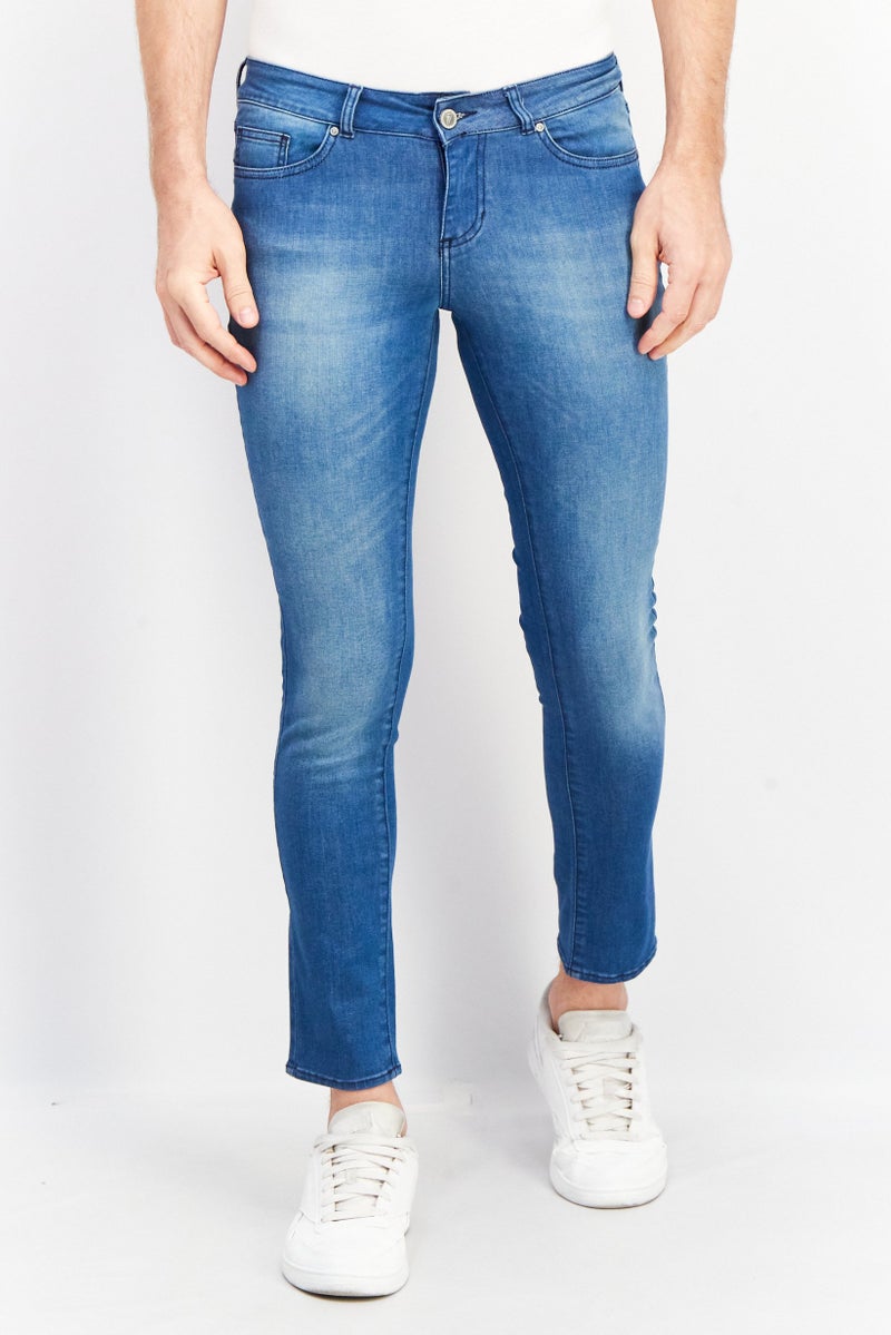 Seven 7 Men Regular Fit Wash Stretchable Denim Jeans, Tramp - Image 1