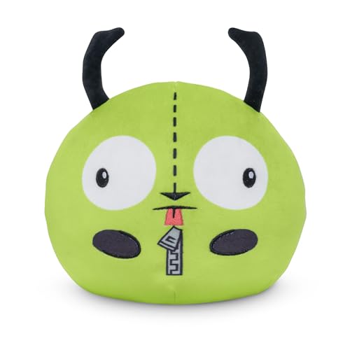 TeeTurtle Reversible Invader Zim Gir 6Inch TwoSided Flip Plush Toy with Embroidered Details Cute Mini Collectible Plush for Kids Teens and Adults - Image 1