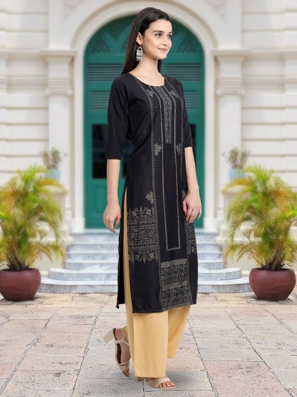 Tee Projekt Printed Crepe Kurti for Women ll Modern Kurtis: for The Trendy You (Pack of 6) - Image 4