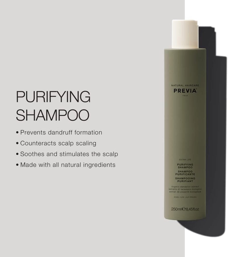 Purifying Shampoo, Anti Dandruff Shampoo For Dry, Damaged Hair, 8.45 oz - Image 1