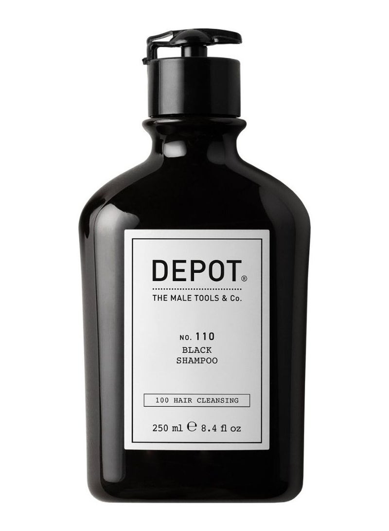 Depot No. 110 Black Shampoo for Natural, Coloured or Bleached Hair 250ml - Image 1
