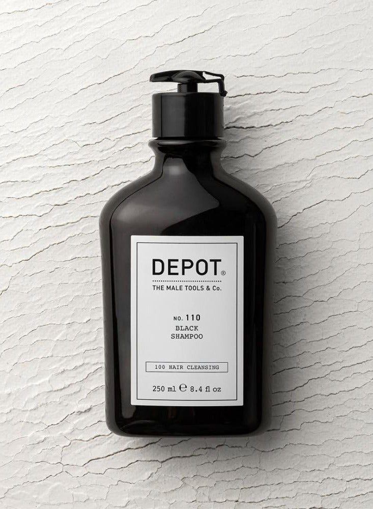 Depot No. 110 Black Shampoo for Natural, Coloured or Bleached Hair 250ml - Image 3