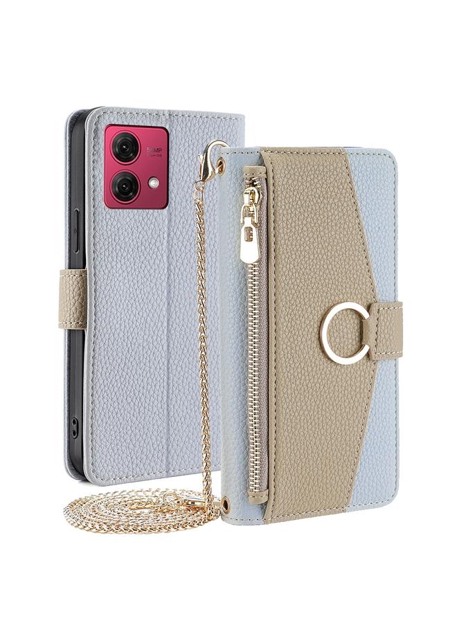 S-TOP Case For Motorola Moto G84 5G Crossbody Litchi Texture Leather Phone Case - Image 1