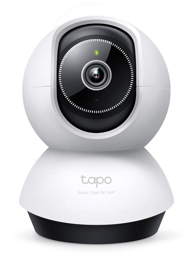 تي بي لينك كاميرا أمان منزلية واي فاي Tapo TC74 3K 5MP (2880×1620 بكسل) 360º بان/ميل AI، كشف الأشخاص، صوت ثنائي الاتجاه - Image 1