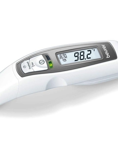 3 in 1 Digital Non-Contact Infrared Thermometer with Memory Slots Large Display with Fever Alarm, High Accuracy Forehead Thermometer for Adults and Kids Ear/Forehead