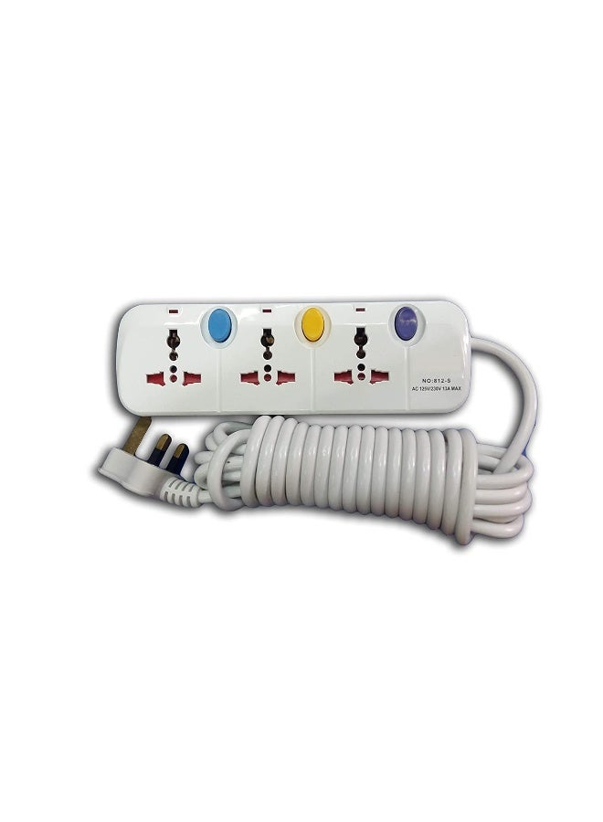 Universal Power Extension Cord 3Way