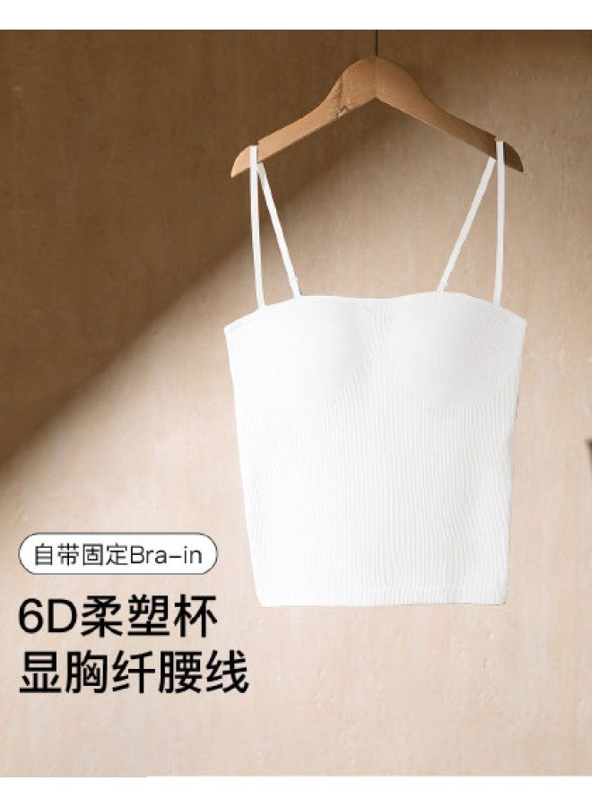 ubras 25 New Style Built-In Bra Camisole With Backless Design For Women, Summer - Image 1