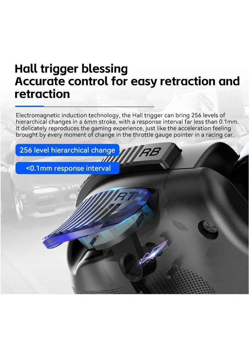 ماركة غير محددة - D10 Extendable Gaming Controller Delta for PS4, Android, iOS, Tablets, Switch, Xbox Streaming Controller (White) - Image 1