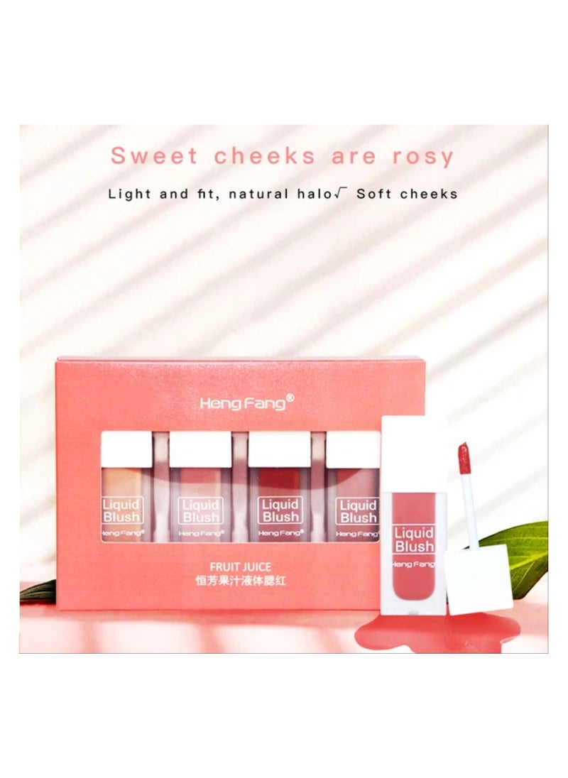 Heng Fang Radiant Glow: HengFang Liquid Blush Multicolor, Shade Game!04 - Elevate Your Beauty  - Image 1
