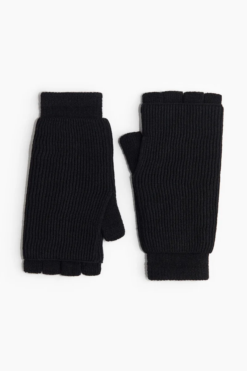 اتش اند ام قفازات بدون أصابع