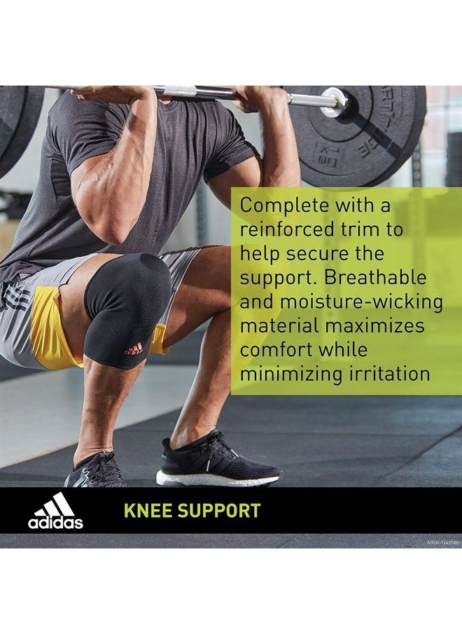 Adidas Knee Support Sleeve - Knee Sleeve for Support, Training, and Competitions - Ergonomic Design, Elastic Nylon Blend - Durable and Breathable - For all Fitness Levels - X-Large  - Image 3