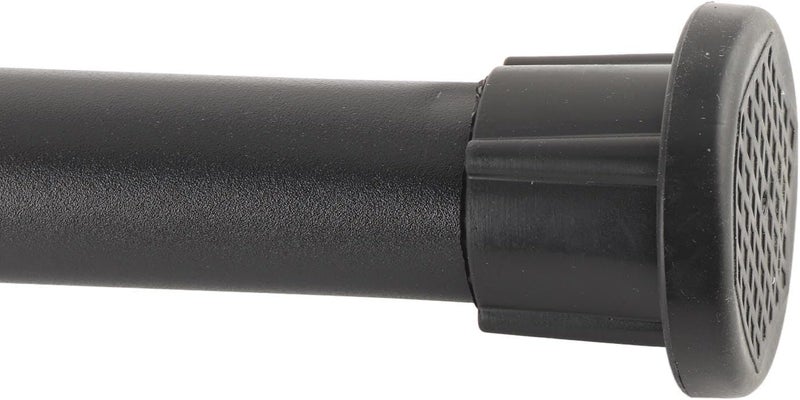 Black Stainless Steel Telescopic Tension Curtain Rod for Hanging Clothes, Punch Free Installation for Home, Shower Curtains (90‑160cm) - Image 4