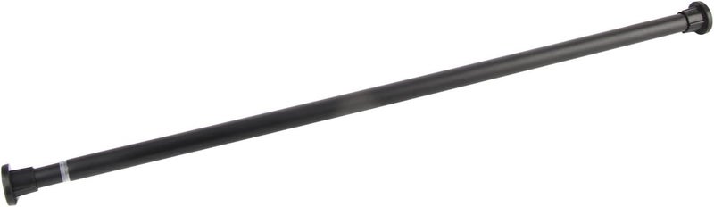 Black Stainless Steel Telescopic Tension Curtain Rod for Hanging Clothes, Punch Free Installation for Home, Shower Curtains (90‑160cm) - Image 2