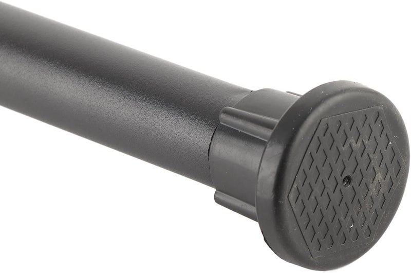 Black Stainless Steel Telescopic Tension Curtain Rod for Hanging Clothes, Punch Free Installation for Home, Shower Curtains (90‑160cm) - Image 3