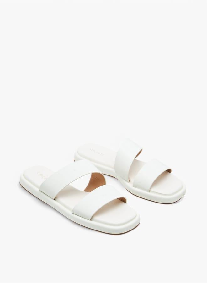 Celeste Women's Solid Slip-On Flat Sandals - Image 3