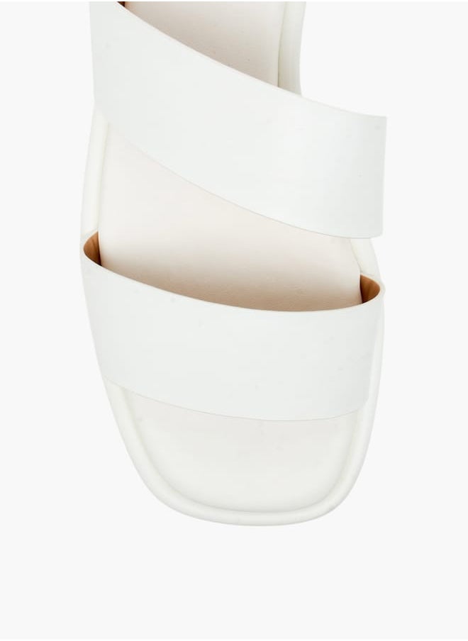 Celeste Women's Solid Slip-On Flat Sandals  - Image 4