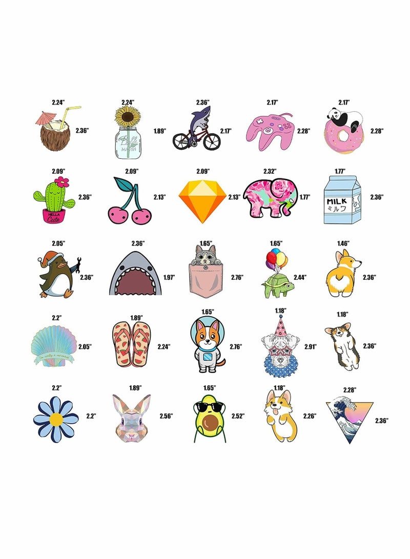 KASTWAVE Laptop Stickers, 200 PCS Stickers for Water Bottles, Cute Vinyl Waterproof Aesthetic Stickers, Cool Stickers for Car Skateboard Laptop Hard Hat Suitcase, Perfect Gifts for Kids, Teens - Image 4