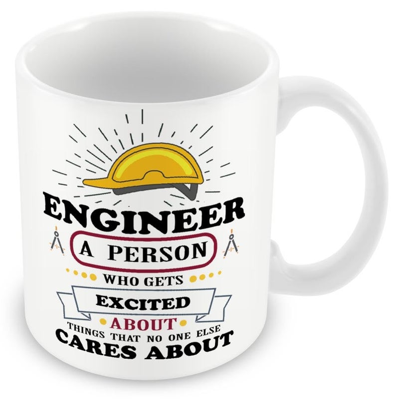 MUGGZ Mug Gift for Engineer  Engineer Joke  Custom Funny Coffee Mug  Unique Gift for Friends  Family