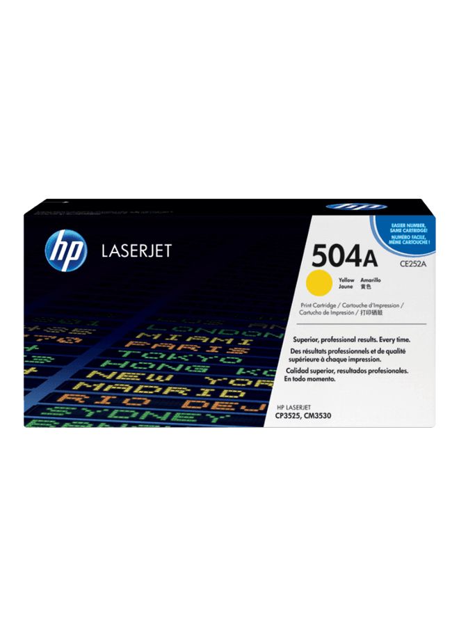 HP خرطوشة حبر ليزر جيت 504A أصفر - Image 2