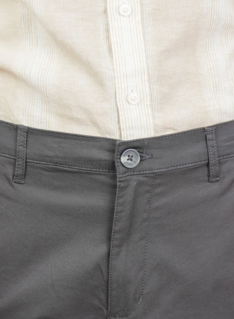 GIORDANO  Men’s Slim Tapered Stretch Twill Khakis with Elastic Waist for Men | Best Price UAE